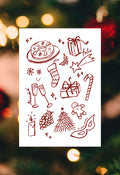 Felicitación Navidad lineal