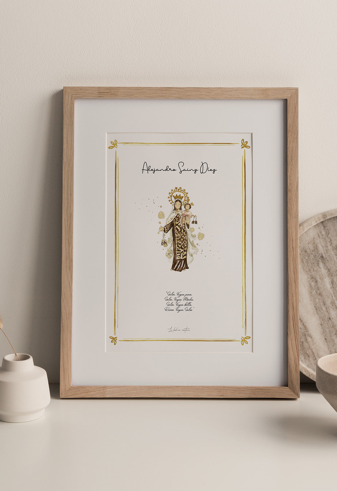 Lámina Virgen del Carmen