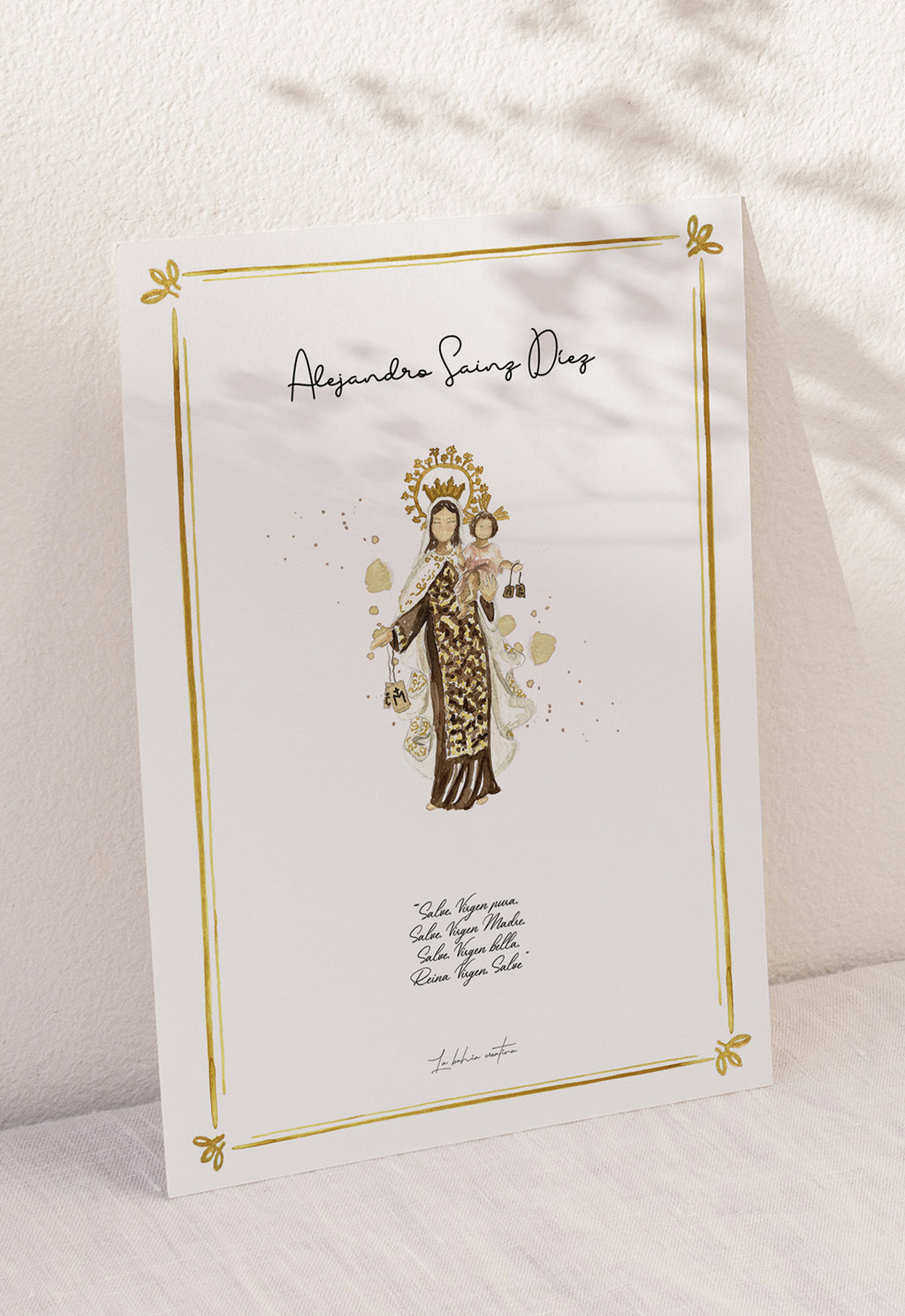 Lámina Virgen del Carmen