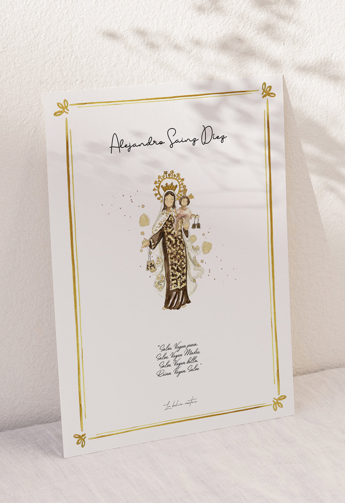 Lámina Virgen del Carmen