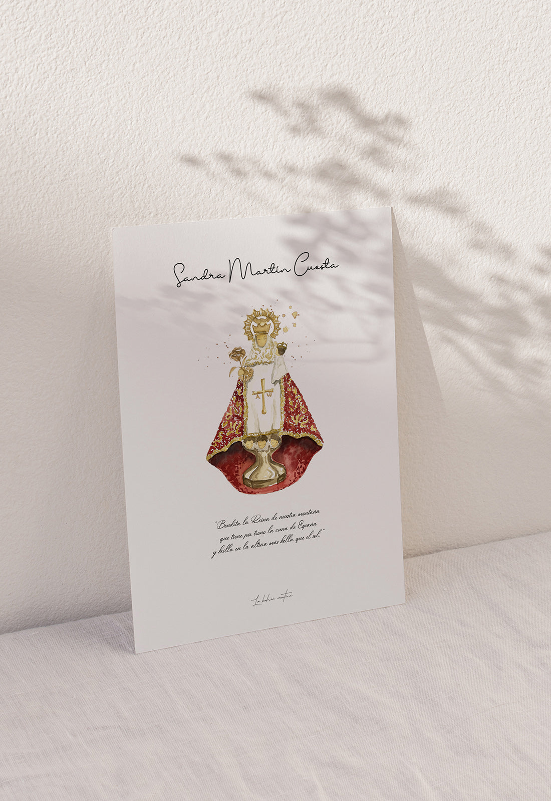 Lámina Virgen de Covadonga