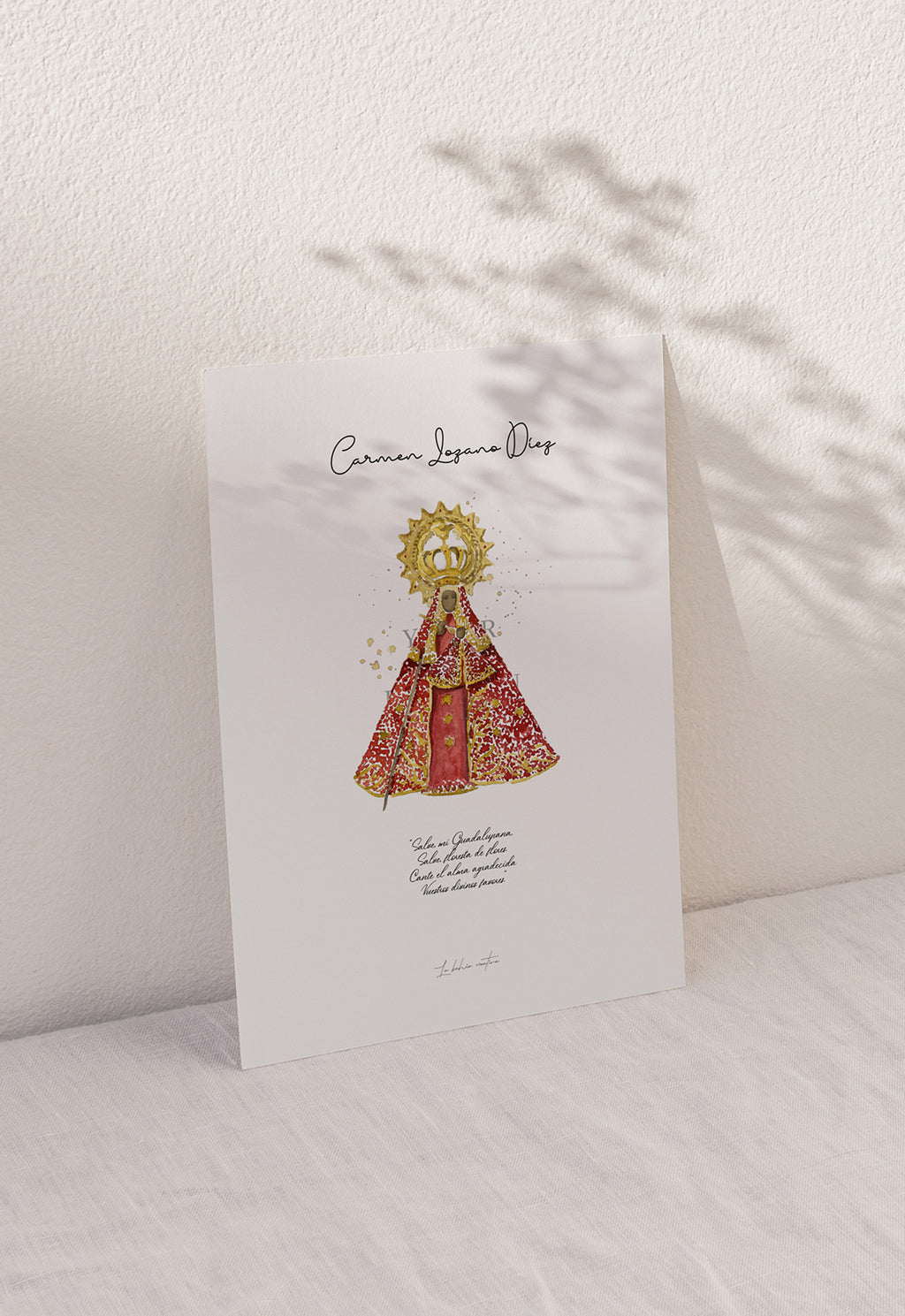 Lámina Virgen de Guadalupe