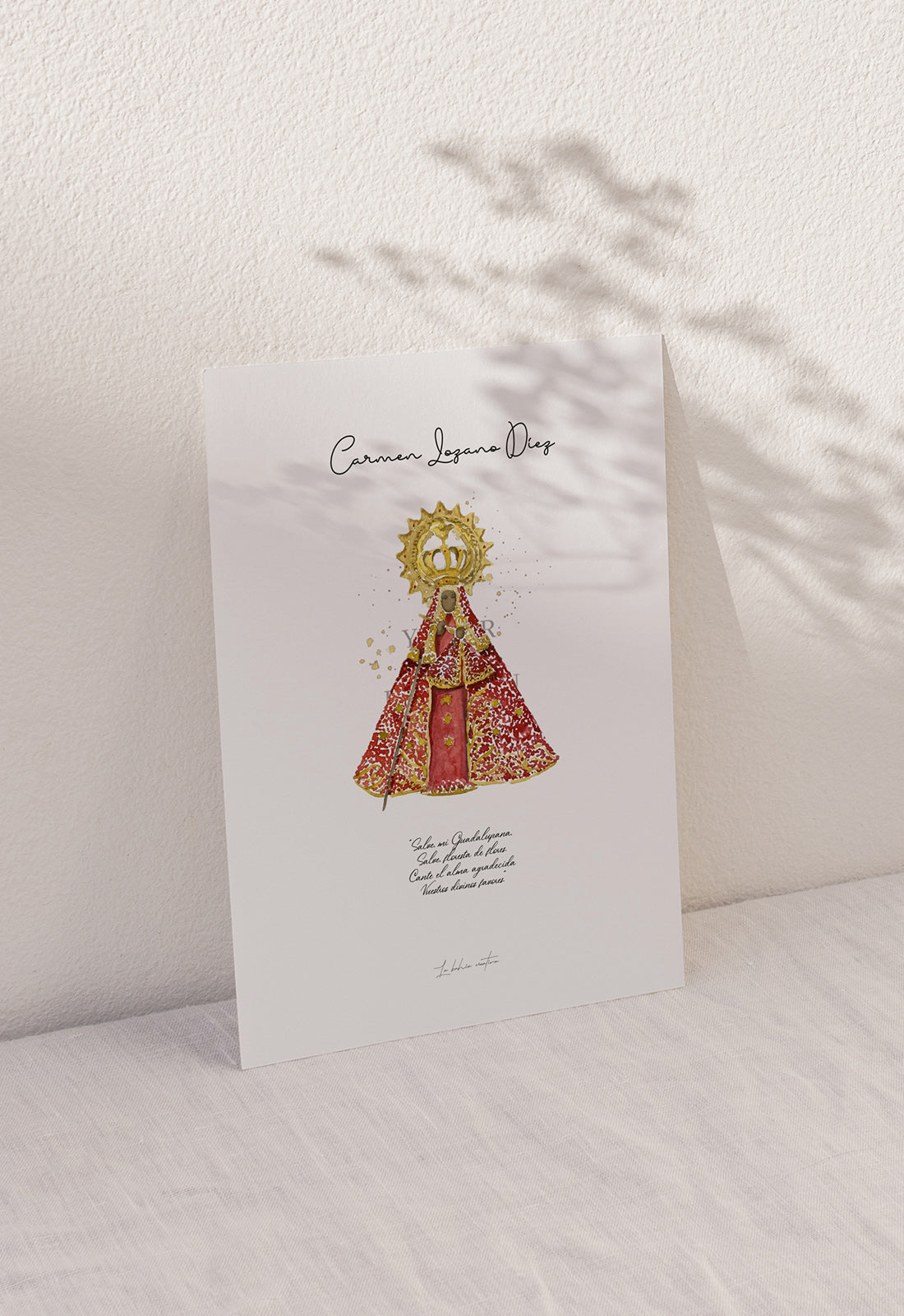 Lámina Virgen de Guadalupe