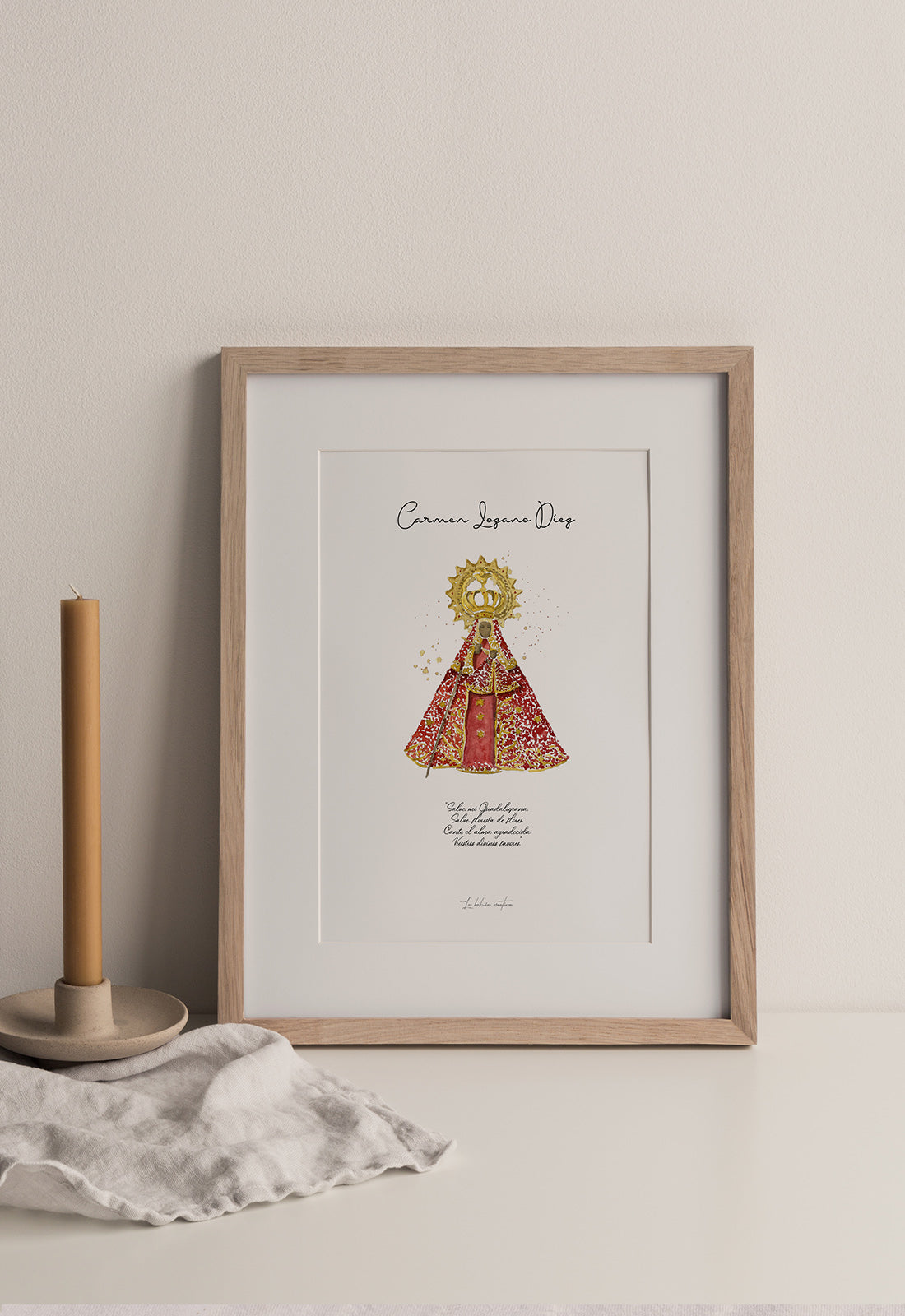 Lámina Virgen de Guadalupe