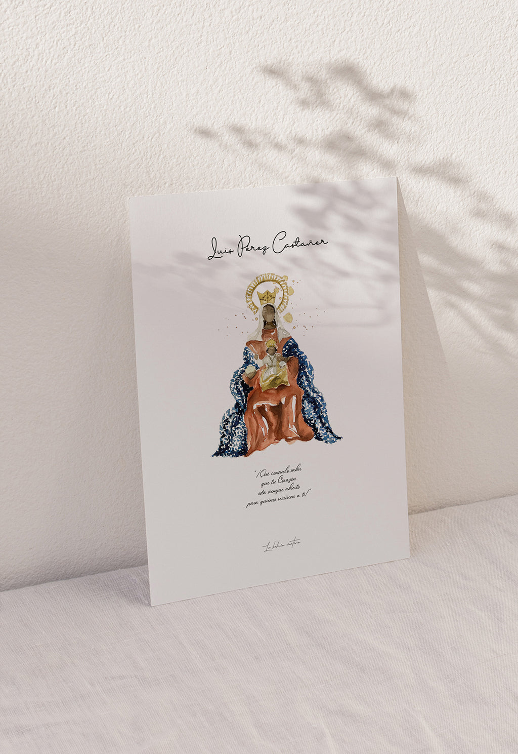 Lámina Virgen de Montserrat