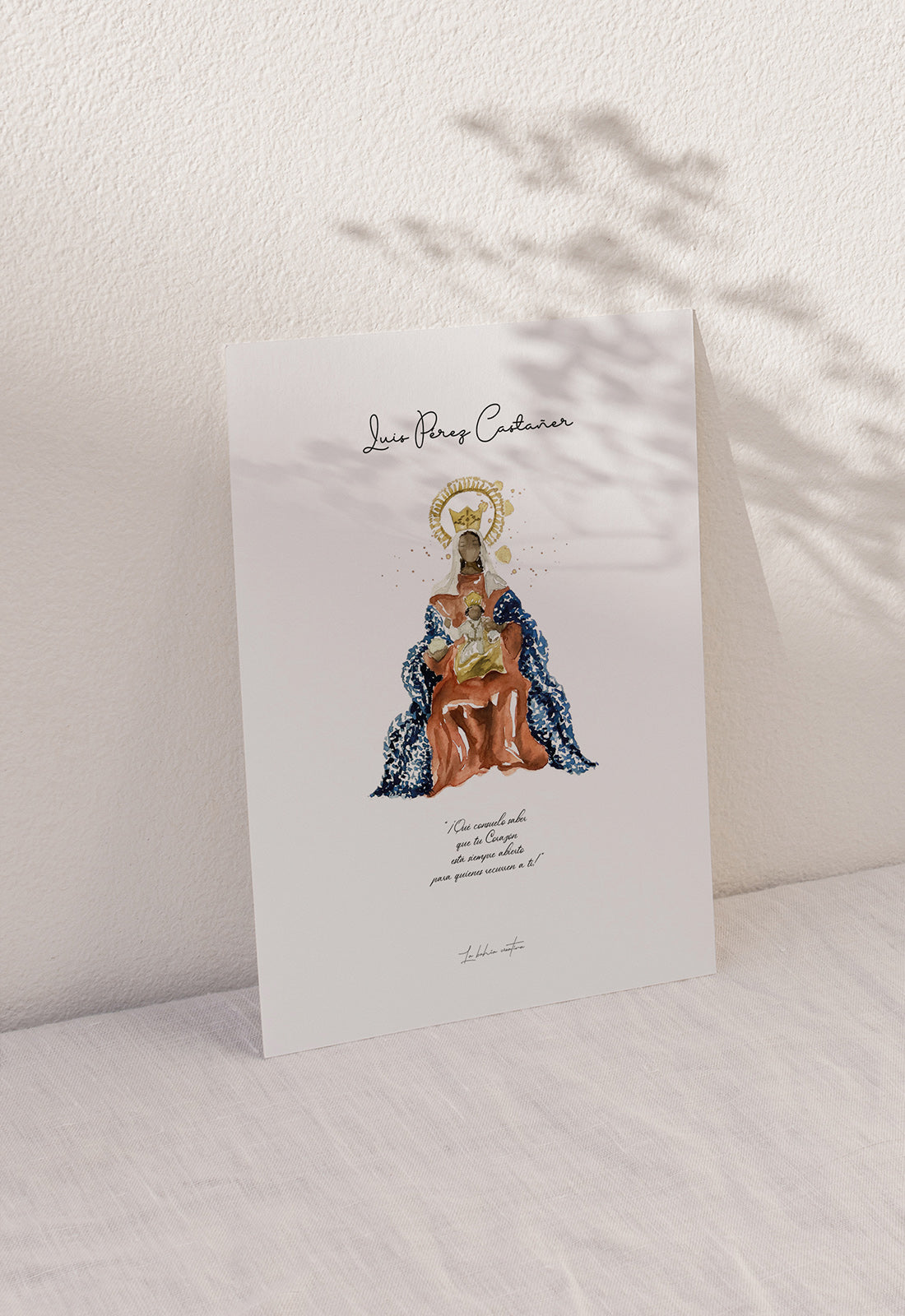 Lámina Virgen de Montserrat