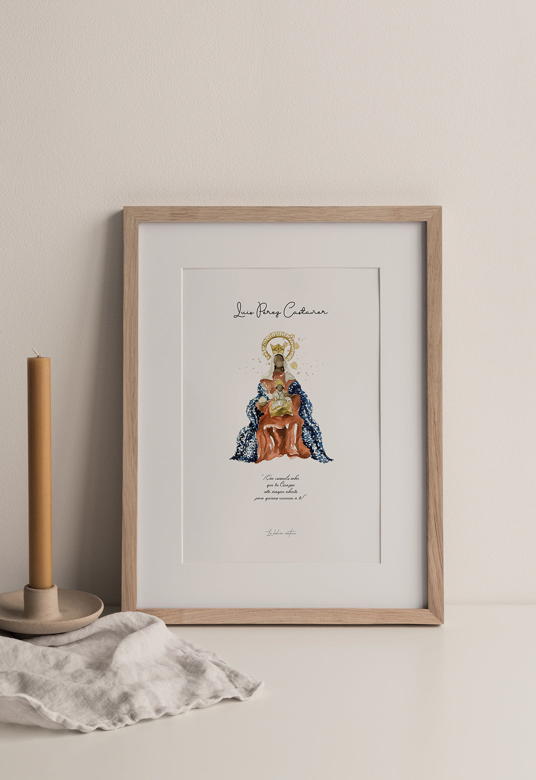 Lámina Virgen de Montserrat