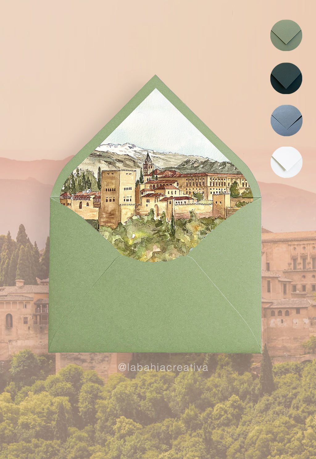 Invitación Granada: La Alhambra