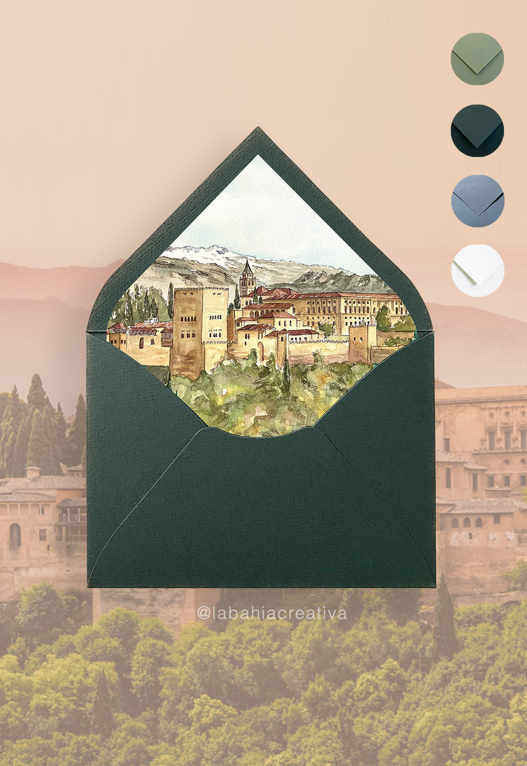 Invitación Granada: La Alhambra