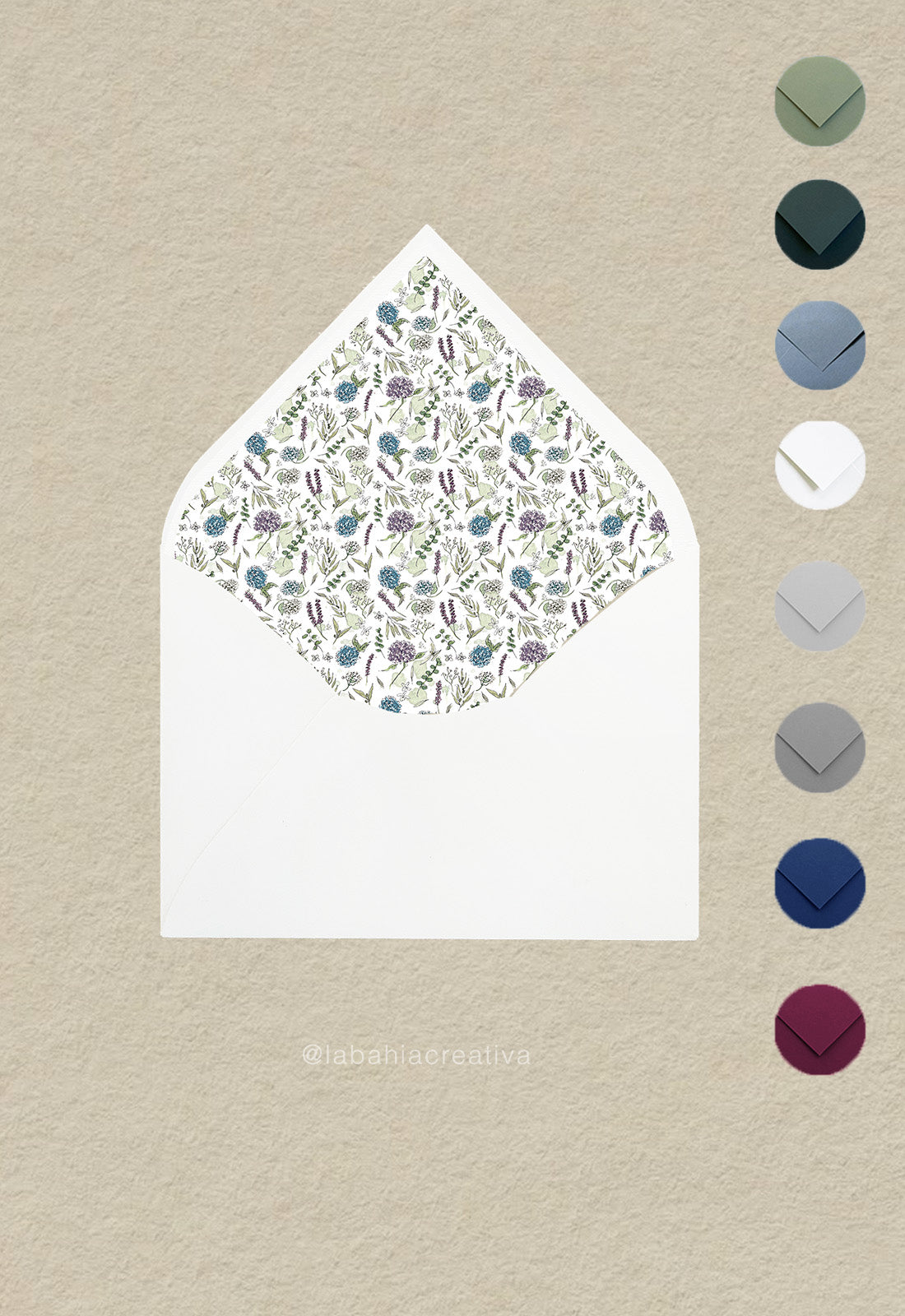 Invitación hortensias