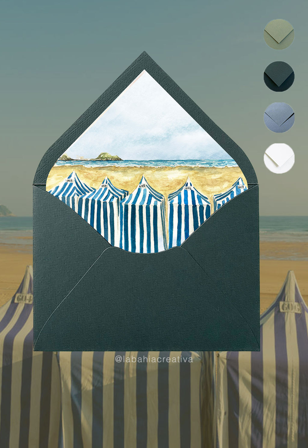 Invitación Zarautz: Playa y Ratón de Getaria