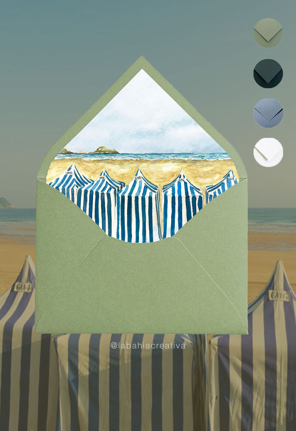 Invitación Zarautz: Playa y Ratón de Getaria