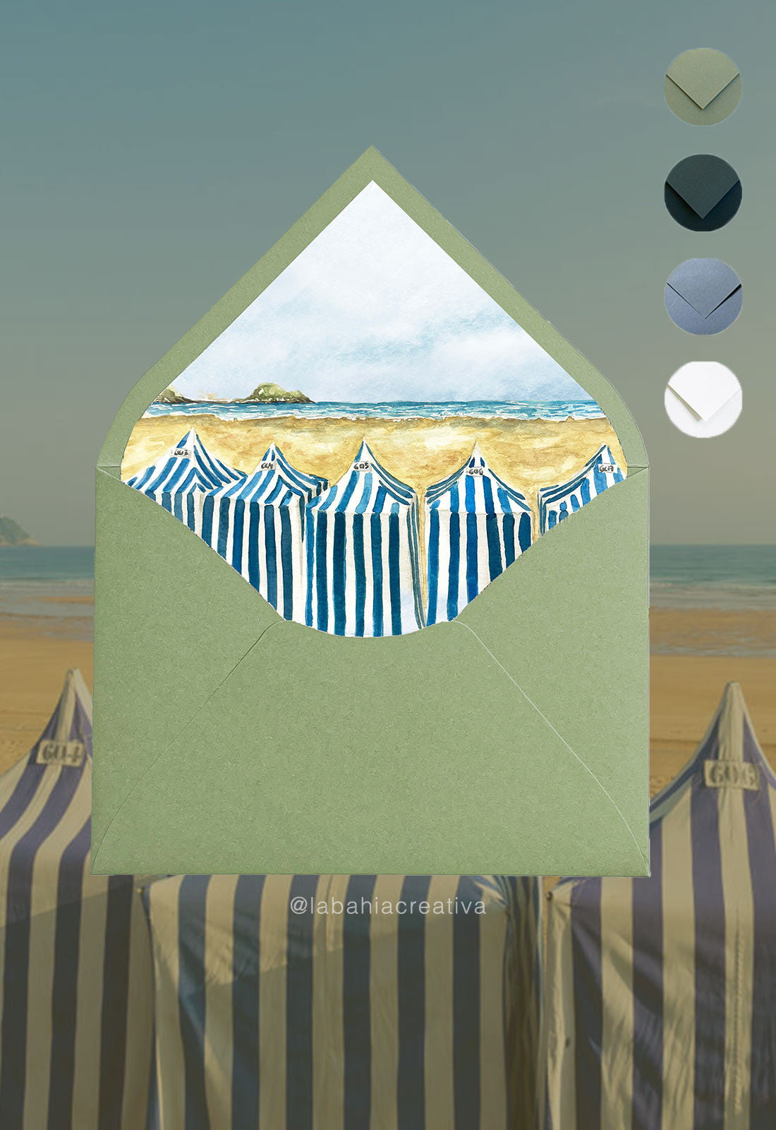 Invitación Zarautz: Playa y Ratón de Getaria