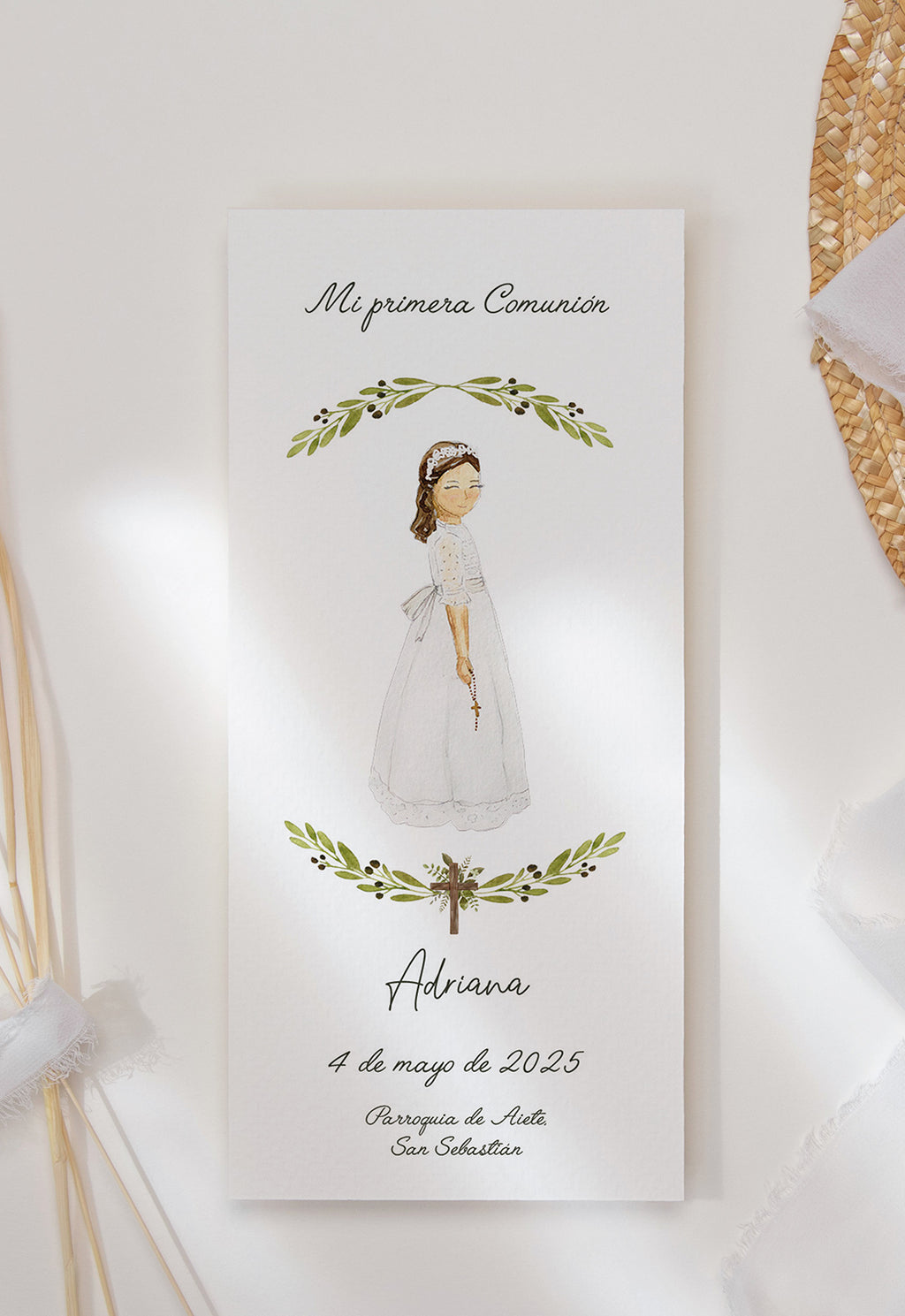 Recordatorio comunión Niña
