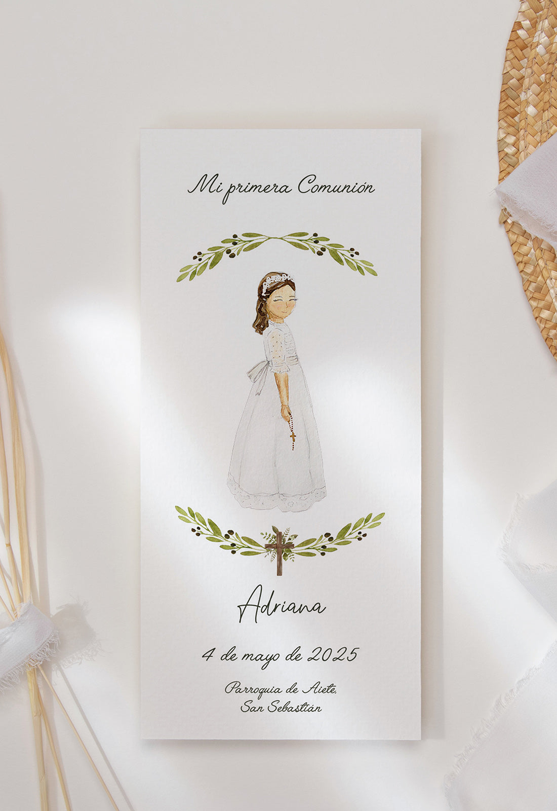 Recordatorio comunión Niña