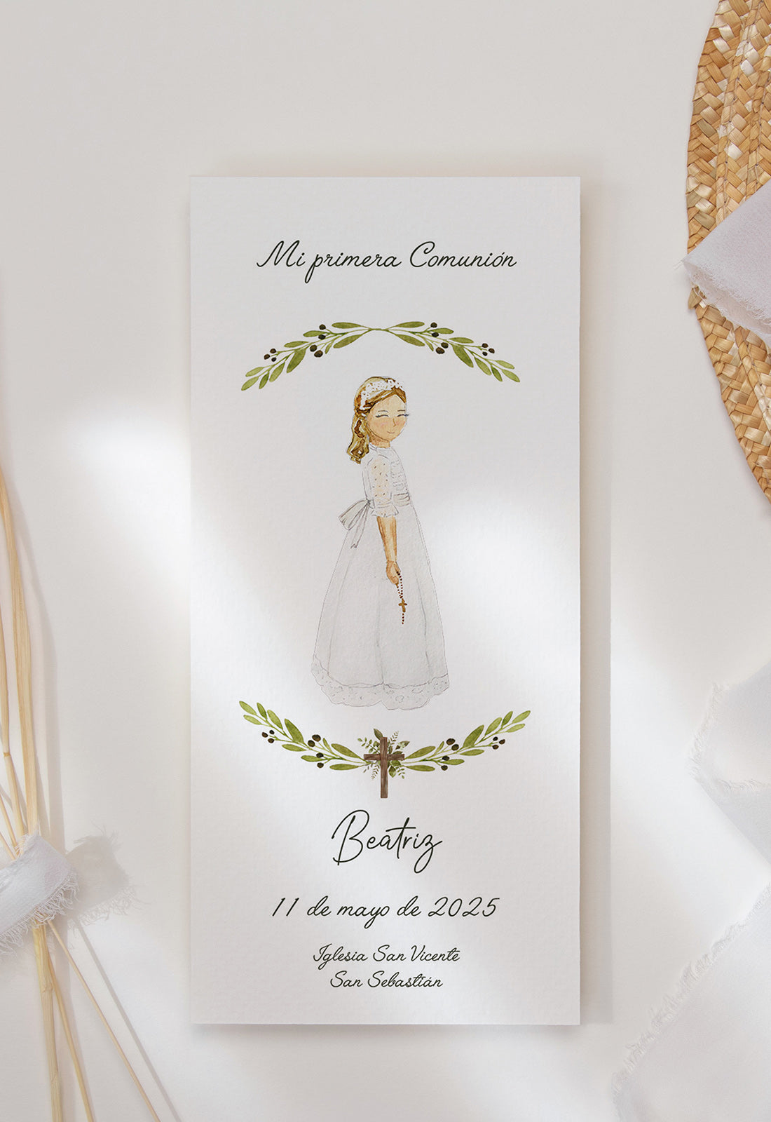 Recordatorio comunión Niña