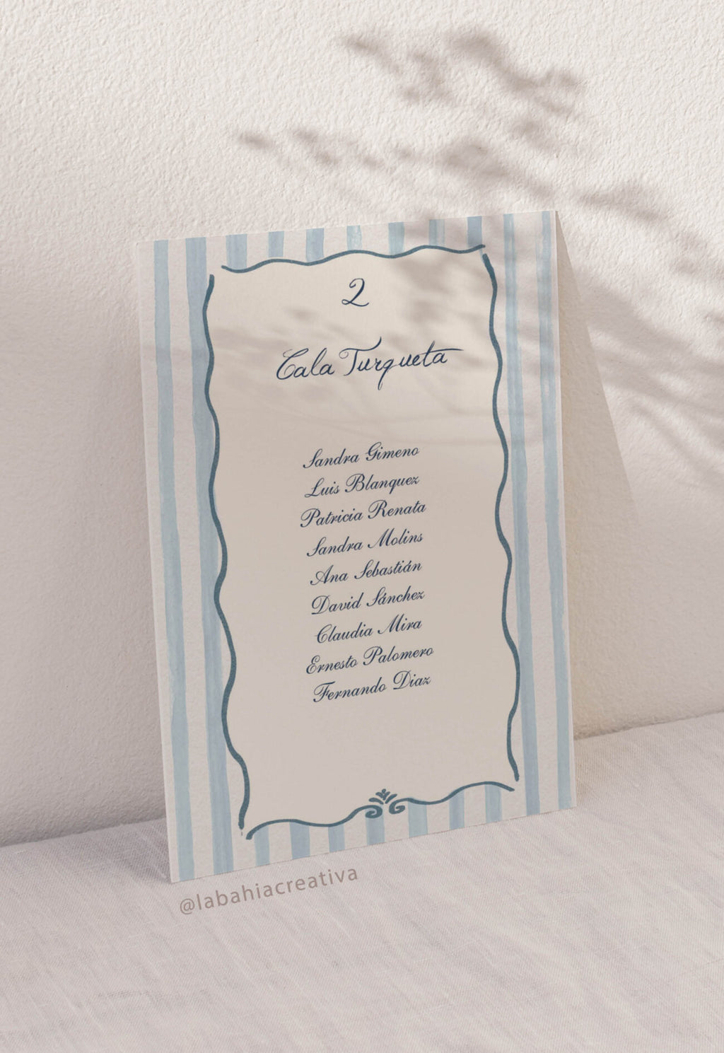 Seating Plan Menorca