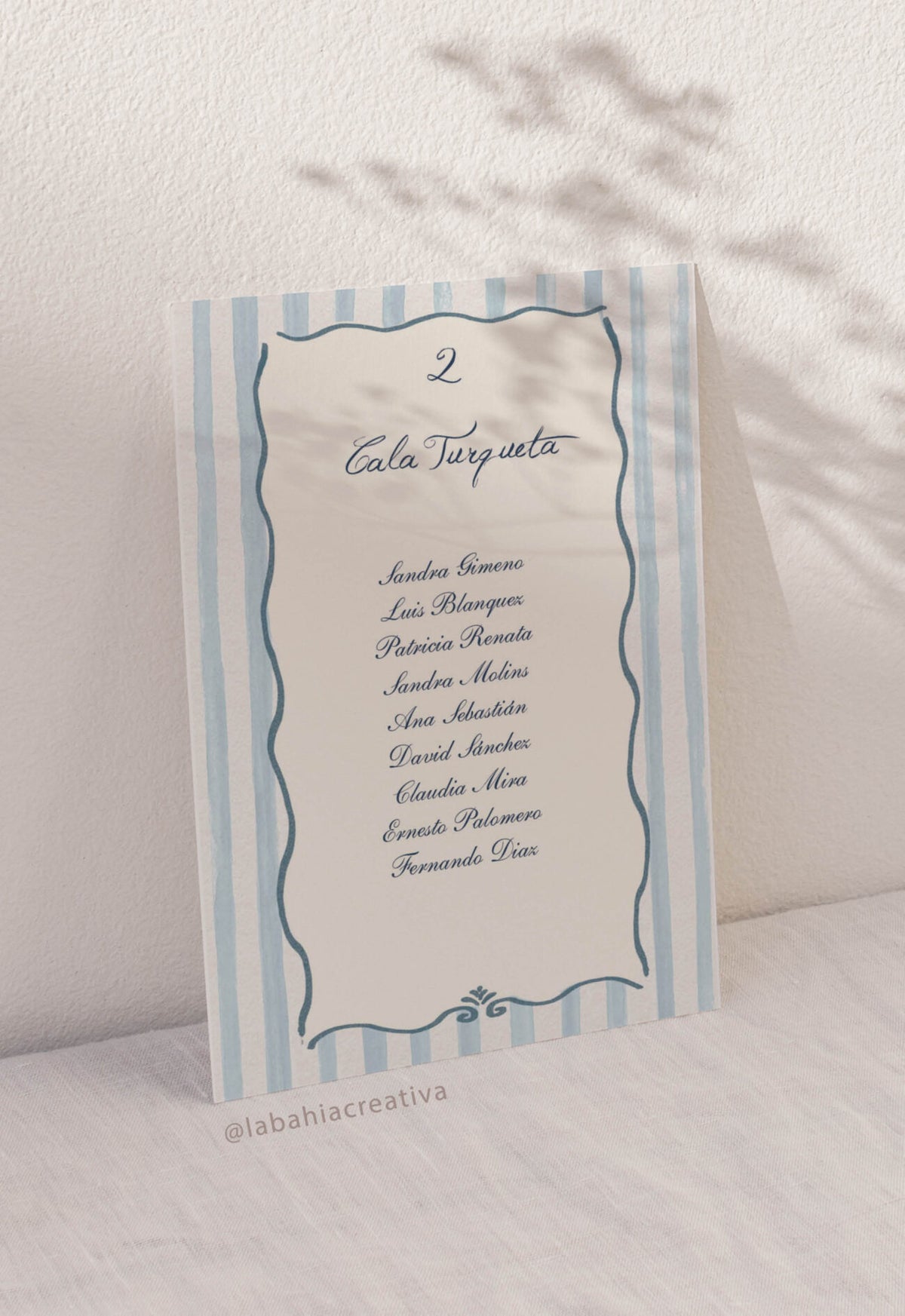 Seating Plan Menorca