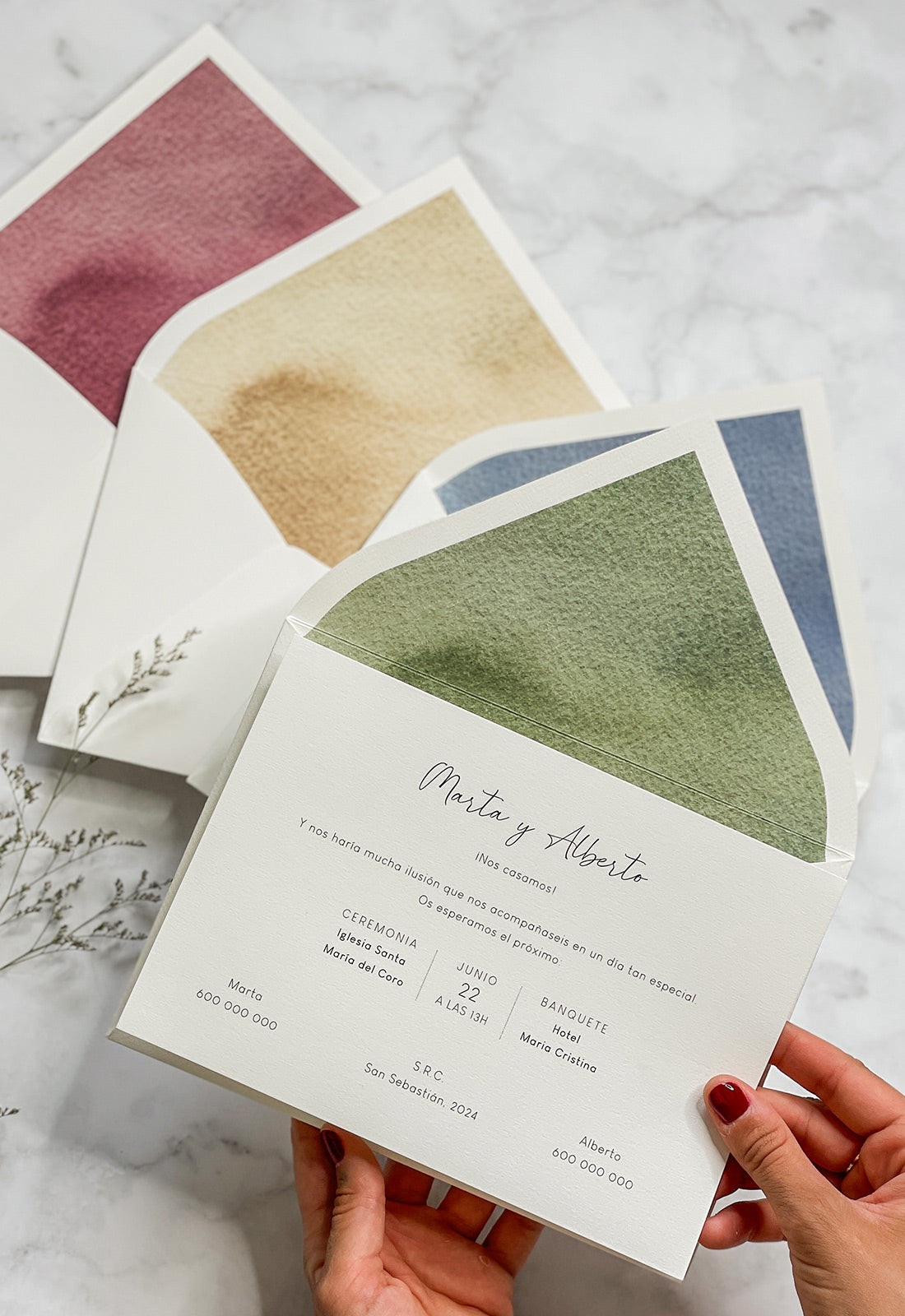 Invitación colors
