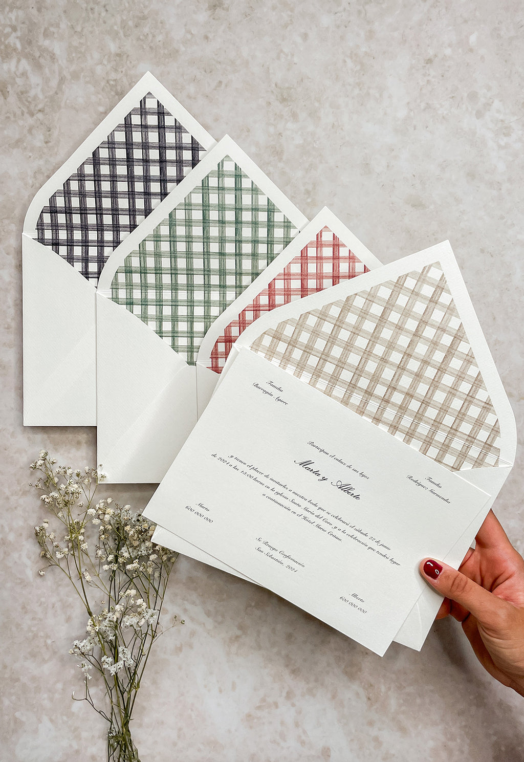 Invitación vichy