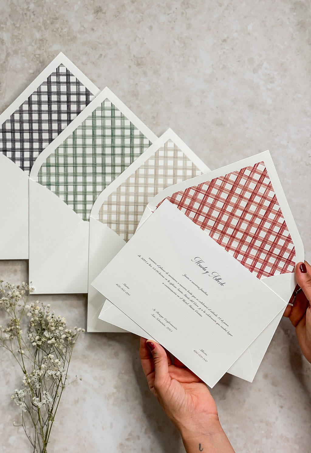 Invitación vichy