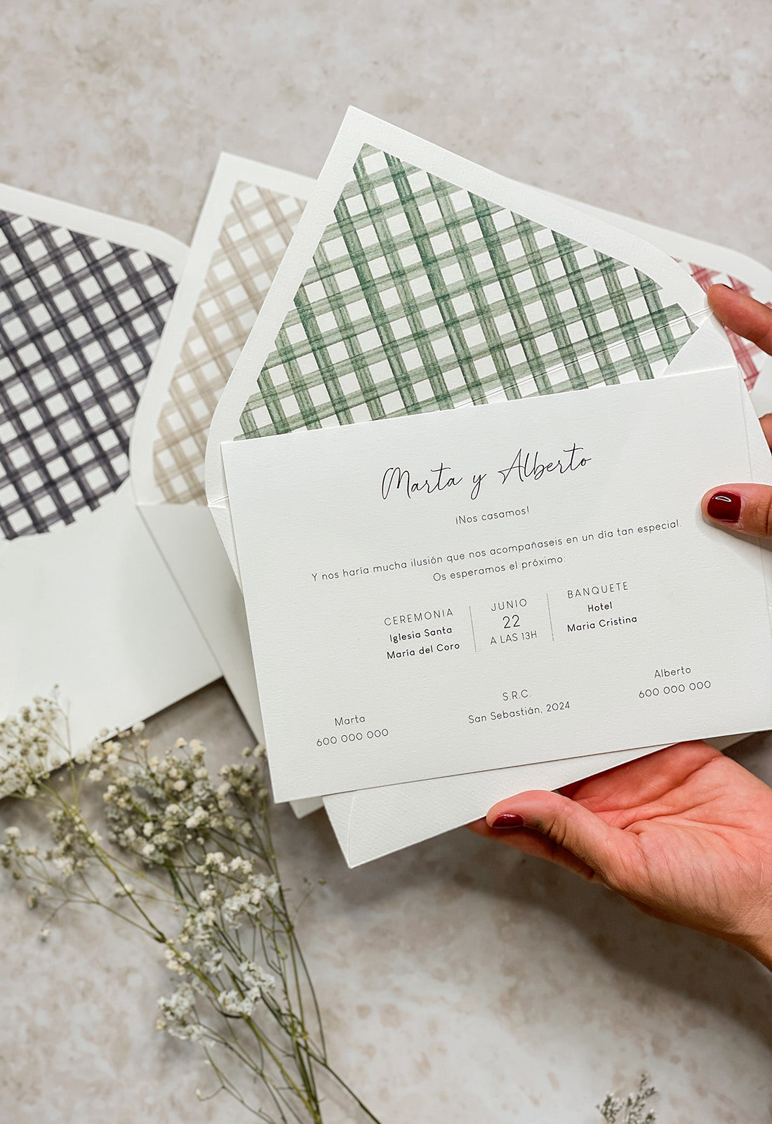 Invitación vichy
