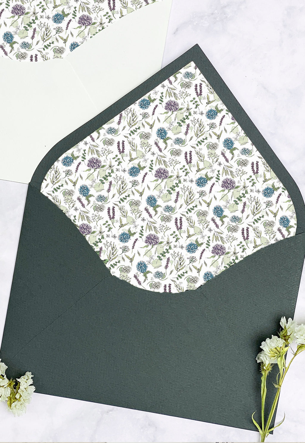 Invitación hortensias