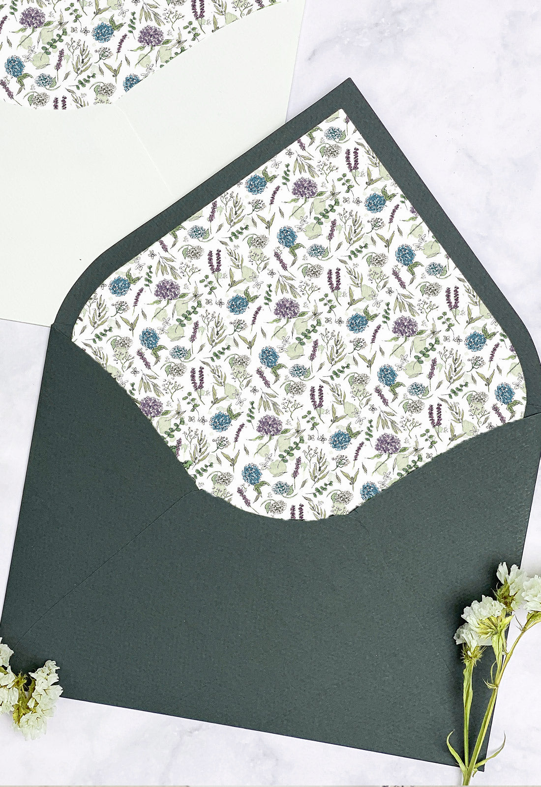 Invitación hortensias